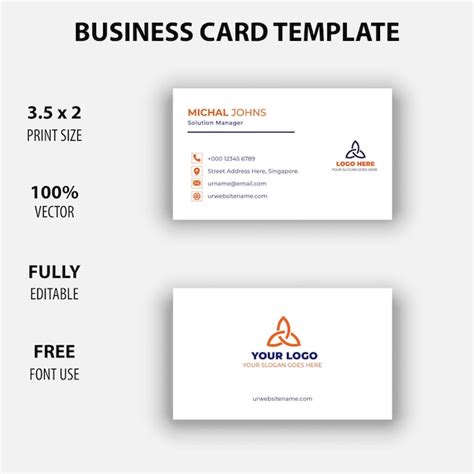 Premium Vector Creative Business Card With Color Variation