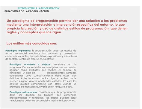 PARADIGMAS DE LA PROGRAMACIÓN VISUAL PD PPT Descarga Gratuita