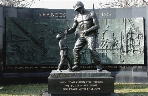 Seabee Memorial Navy Seabees Arlington National Cemetery Navy Chief