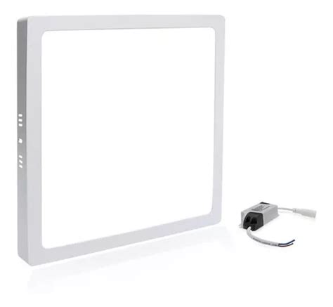 Lámpara plafón led de techo Elgin Sobrepor quadrado color blanco 110V