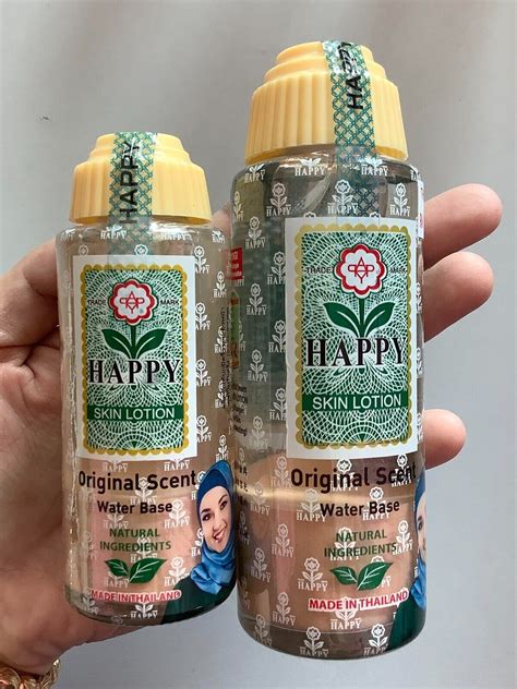 3 X 100 Ml Happy Skin Lotion Bedak Air Bedak Sejuk Made In Thailand Ebay