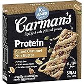 Carman S Gourmet Protein Bar Salted Dark Choc Almond Pack G