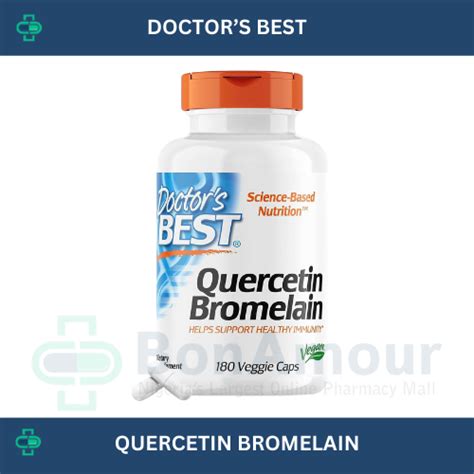 Buy DOCTOR S BEST QUERCETIN BROMELAIN 180 CAPSULES