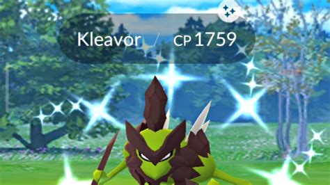 Omg Shiny Kleavor In First Attempt Pokemon Go Youtube