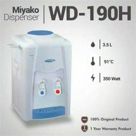 Jual Miyako Dispenser Hot Normal Wd H Shopee Indonesia
