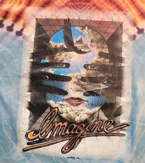 Xl 1986 Symmetria Imagine Tie Dye T Shirt Gem