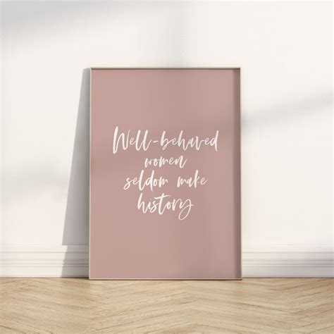 Well Behaved Women Etsy