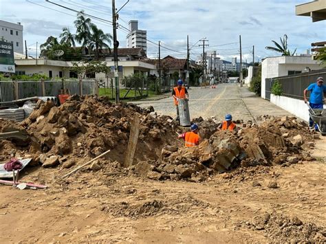 Obras de macrodrenagem na bacia São Leopoldo estão 50 concluídas