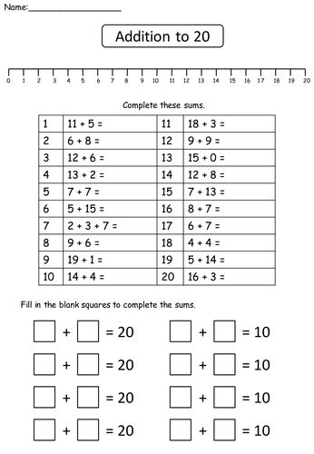 Adding And Subtracting Within 10 Worksheets