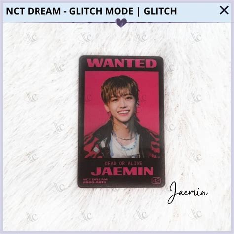 Jual Nct Dream Photocard Lenti Glitch Mode Lenti Glitch Mark