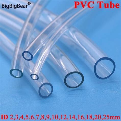 Tuyau 1 Meter ID 10mm X OD 12mm Tuyau Souple En Pvc Transparent De