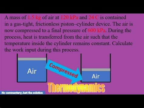 A Mass Of Kg Of Air At Kpa And C Is Contained In A Gas Tight