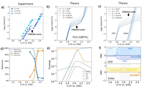 Experimental observations and microkinetic modeling results for Kolbe ...