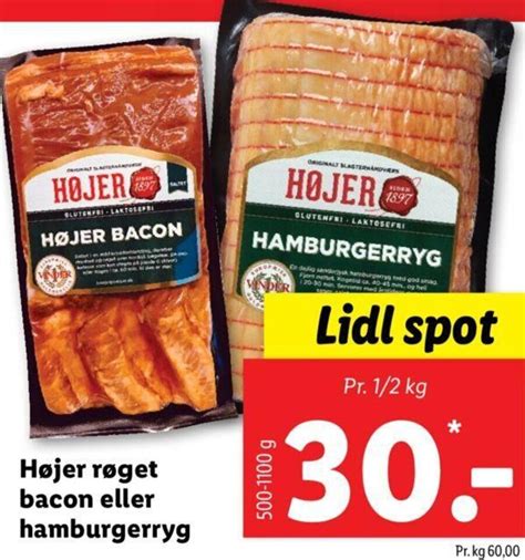 H Jer R Get Bacon Eller Hamburgerryg G Tilbud Hos Lidl