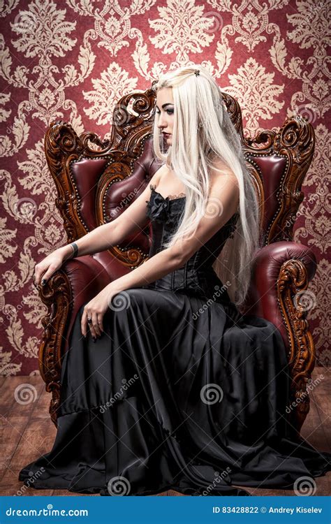 Gothic And Blonde Stock Photo Image Of Female Gothic 83428822