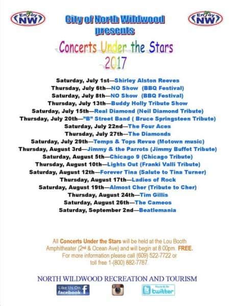 North Wildwood Concerts Under The Stars Series Wildwood Video