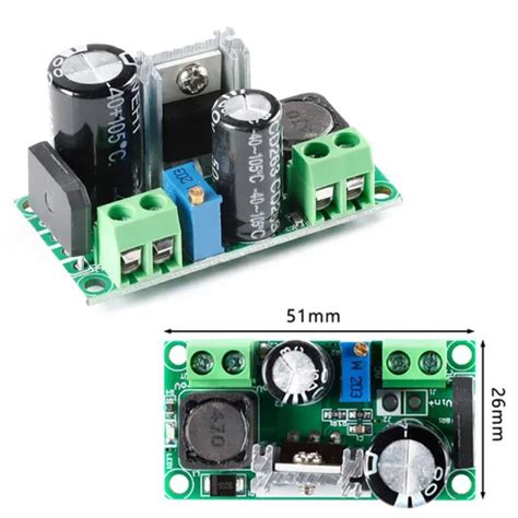 Ac Dc To Dc Buck Step Down Converter Module Lm Hv Adjustable Step