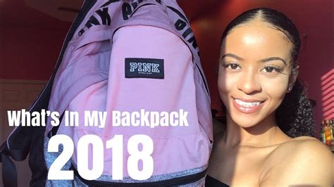 Whats In My Backpack 2018 Youtube