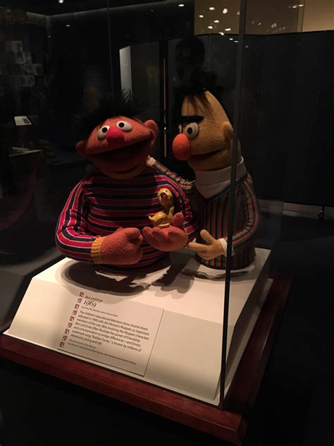 Bert and Ernie (and Rubber Ducky) at the Smithsonian. : r/Muppets