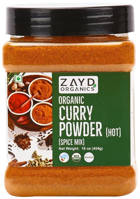 Amazon Zayd Organic Curry Powder Hot Indian Curry Powder Oz