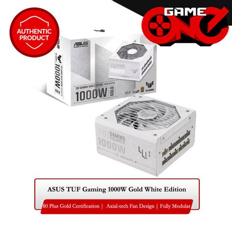 ASUS TUF Gaming 1000W Gold White Edition Power Supply Unit Lazada PH