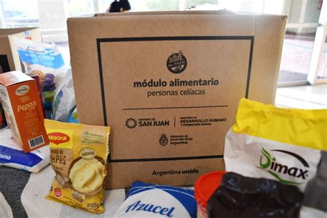 Comienza la entrega de módulos alimentarios para personas con celiaquía