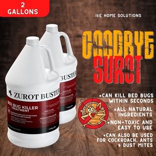 BUY 1 TAKE 1 Original Zurot Buster BedBug Surot Killer Spray 1 Gallon