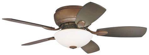 Full View Of 44 Casa Habitat™ Oil Rubbed Bronze Hugger Ceiling Fan