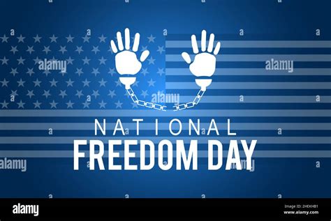 National Freedom Day February 1 Vector Template Design For Banner