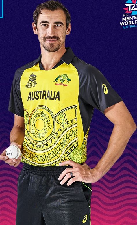 New Australia T20 World Cup Jersey 2022 Asics Australia Cricket T20