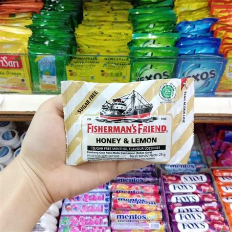 Jual Fisherman S Friend Honey Lemon Sugar Free Permen Lozenges G