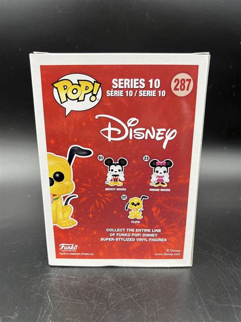 Funko Pop Disney Treasures Exclusive Pluto 287 Festival Of Friends W