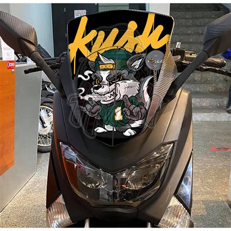 Nmax Visor Sticker V Decals With Free Stickers Shopee Philippines