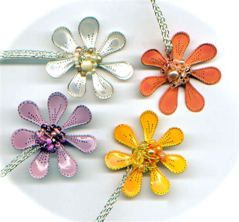 Dip It Fantasy Film Daisy Pendants Flower Pendant Daisy Pendant