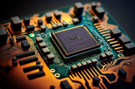 Un Primer Plano De Un Chip De Computadora Con La Palabra Computadora