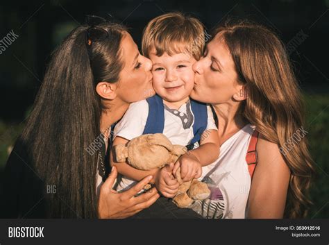 Mom Aunt Holding Image And Photo Free Trial Bigstock