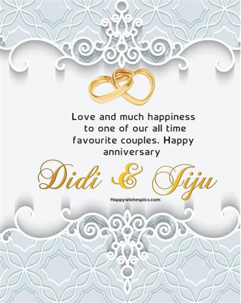 Happy Marriage Anniversary Status For Didi Jiju Happy Wishes