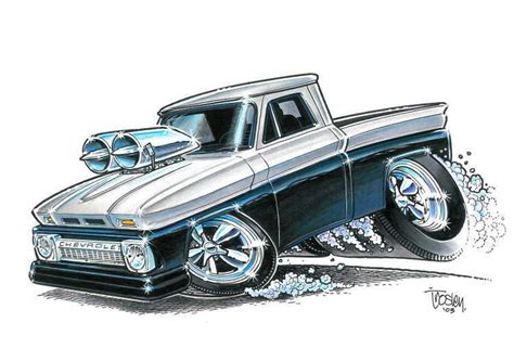 Chevy Truck By Trosley Chevy Trucks Gmc Trucks Truck Art