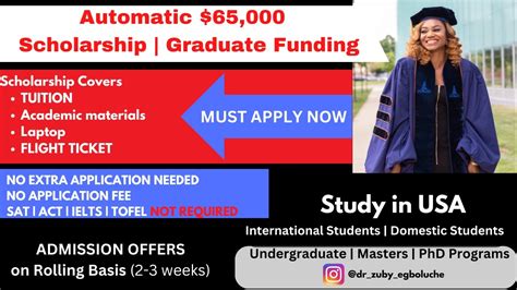 Fully Funded Scholarship Graduate Assistantship International