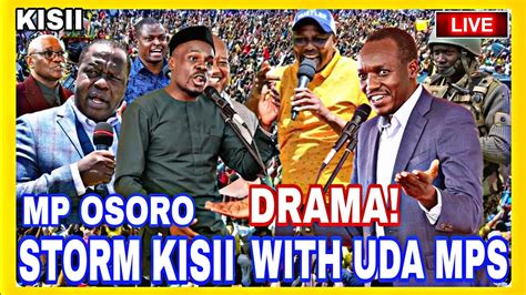 Drama In Kisii Mp Osoro And Uda Mps Scare Simba Arati In Kisii