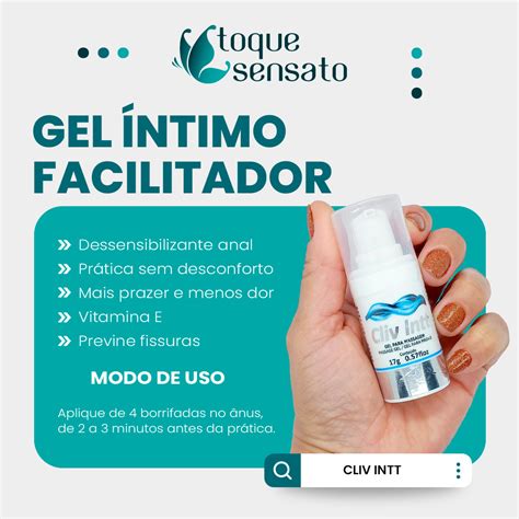 Gel Dessensibilizante Anal Cliv INTT G Intt Toque Sensato