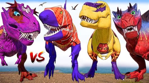 Spider Man Sharkzilla Godzilla Vs Spinosaurus T Rex V Rex Dinosaurs