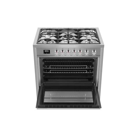 Empava 36 In 5 Burners 39 Cu Ft Convection Oven Slide In Natural Gas Range Stainless Steel In