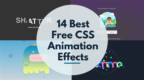 Best Free Css Animations Effects Cool Css Animation Examples