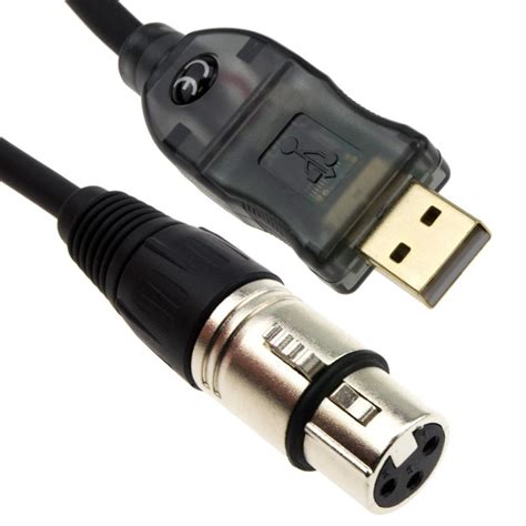 Kenable Audio Interface Cable Usb To Xlr Pc To Microphone Adapter L