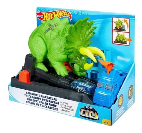 Pista Hot Wheels City Dinossauro Brinquedo Mattel Parcelamento Sem Juros