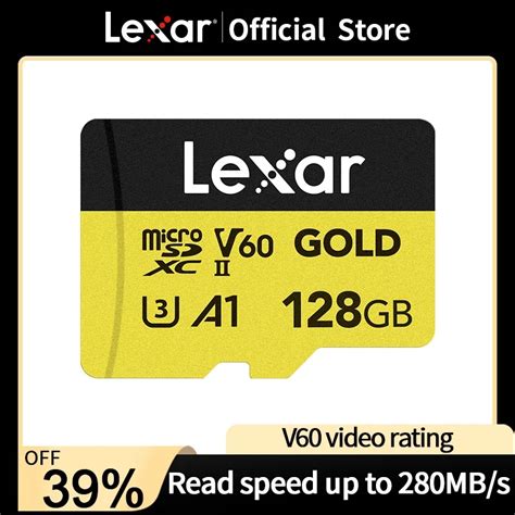 Lexar Cart O De Mem Ria Micro SD Para Drones 4K Ultra HD UHS II U3