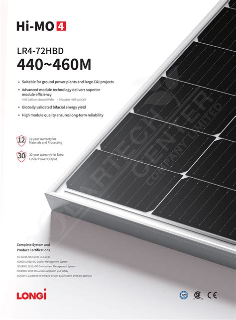 Longi Solar Pv Module W Mono Hf Tier