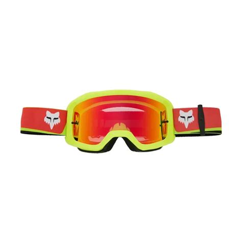 Fox Youth Main Ballast Mirrored Goggles In Black Red