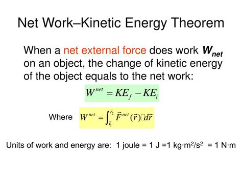 Ppt Chapter 7 Kinetic Energy And Work Powerpoint Presentation Free